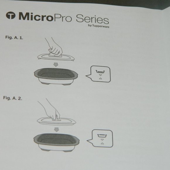 Tupperware MicroPro Grill for Microwave Pot Cooker Grill Blue Silver - Picture 9 of 14